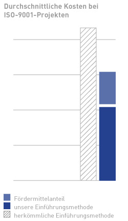 Gegenüberstellung Kosten ISO 9001